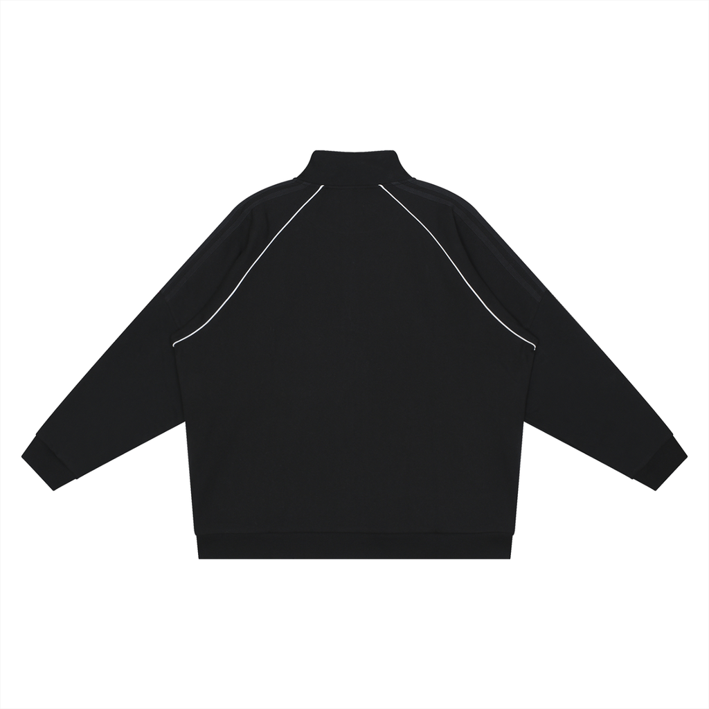 Reflective Striped Sleeve Jacket