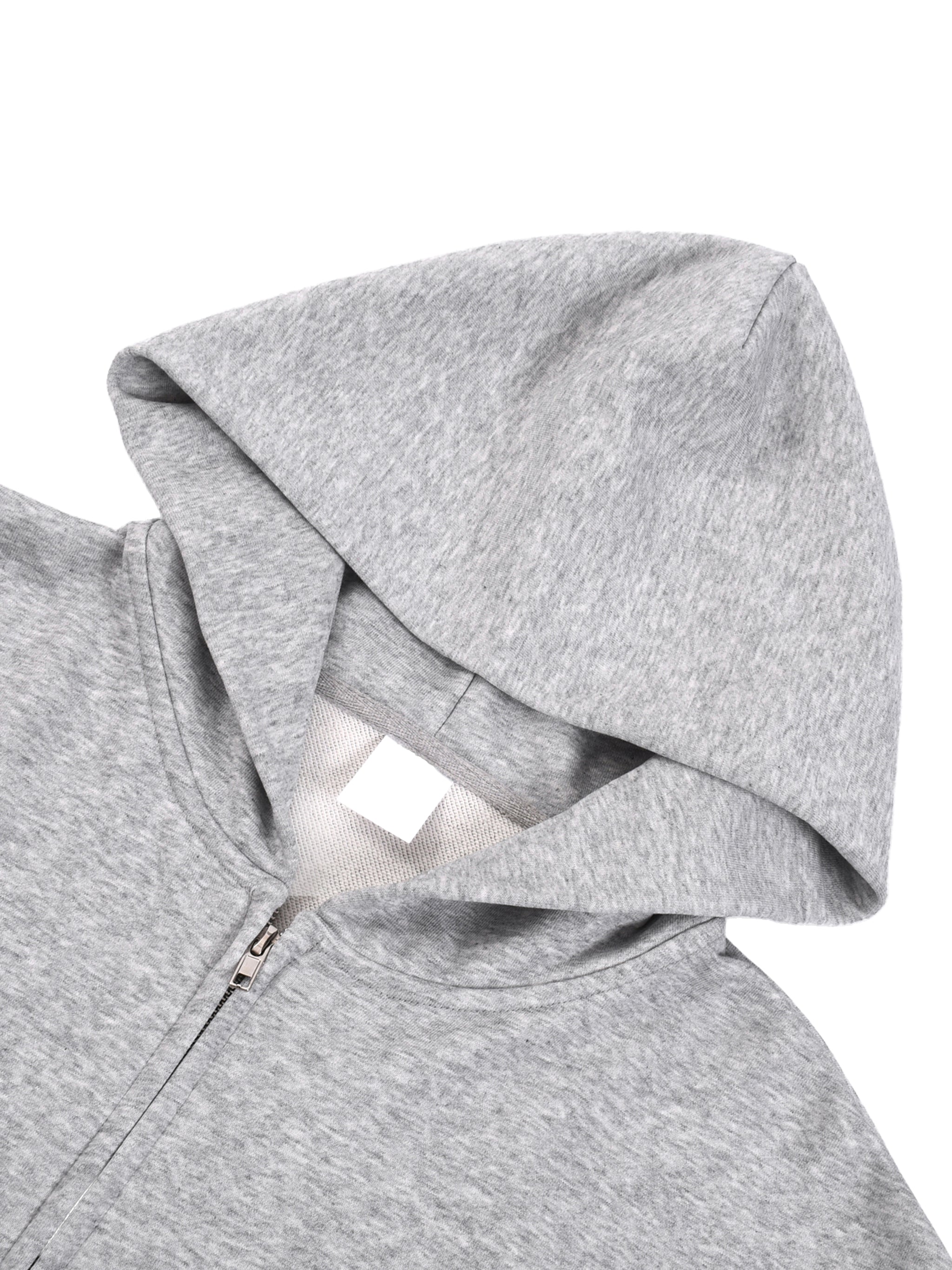 Blank Heavyweight Zip-up Hoodie