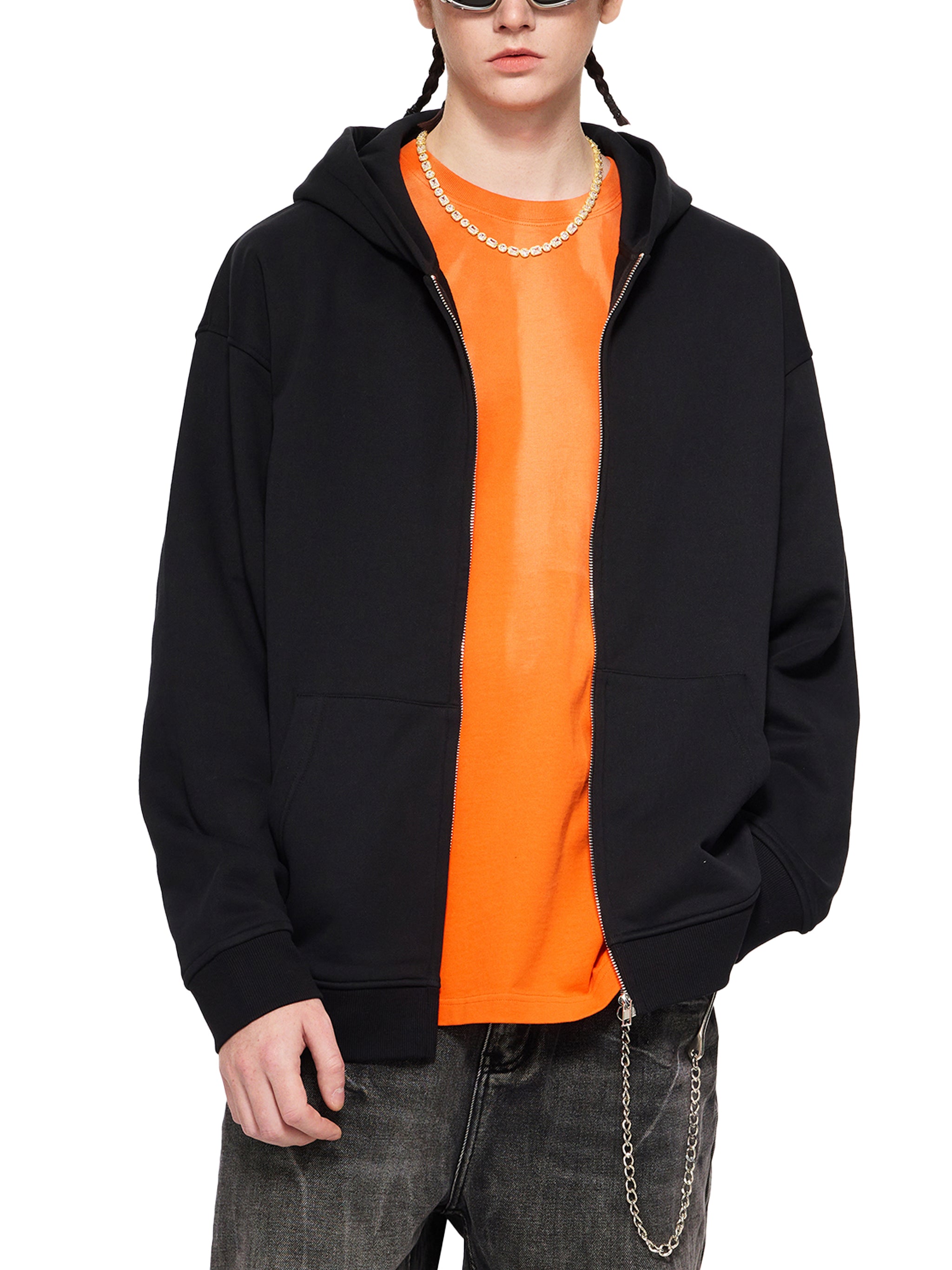 Blank Heavyweight Zip-up Hoodie