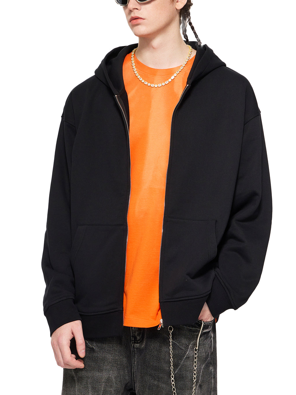 Blank Heavyweight Zip-up Hoodie