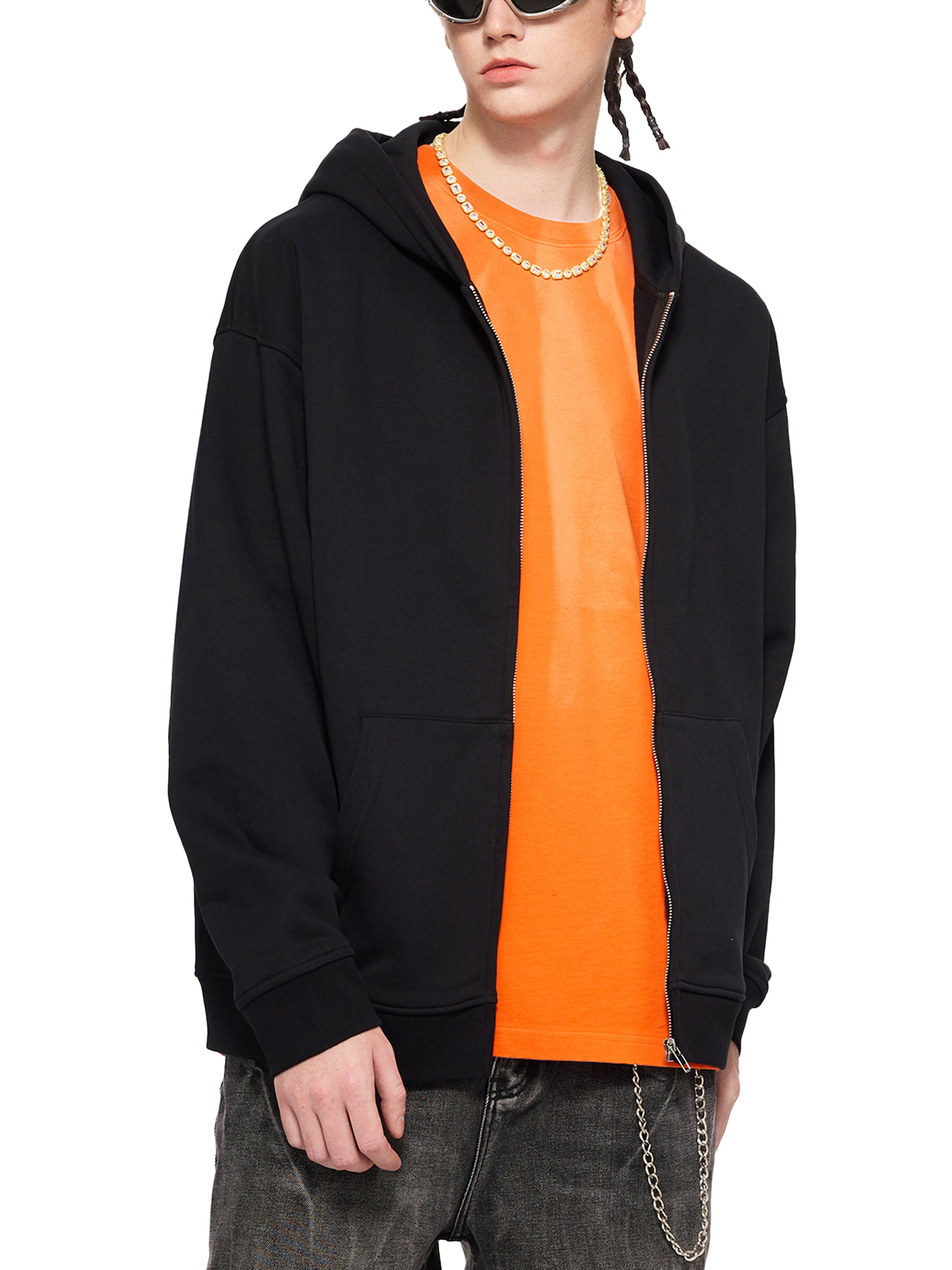 Blank Heavyweight Zip-up Hoodie