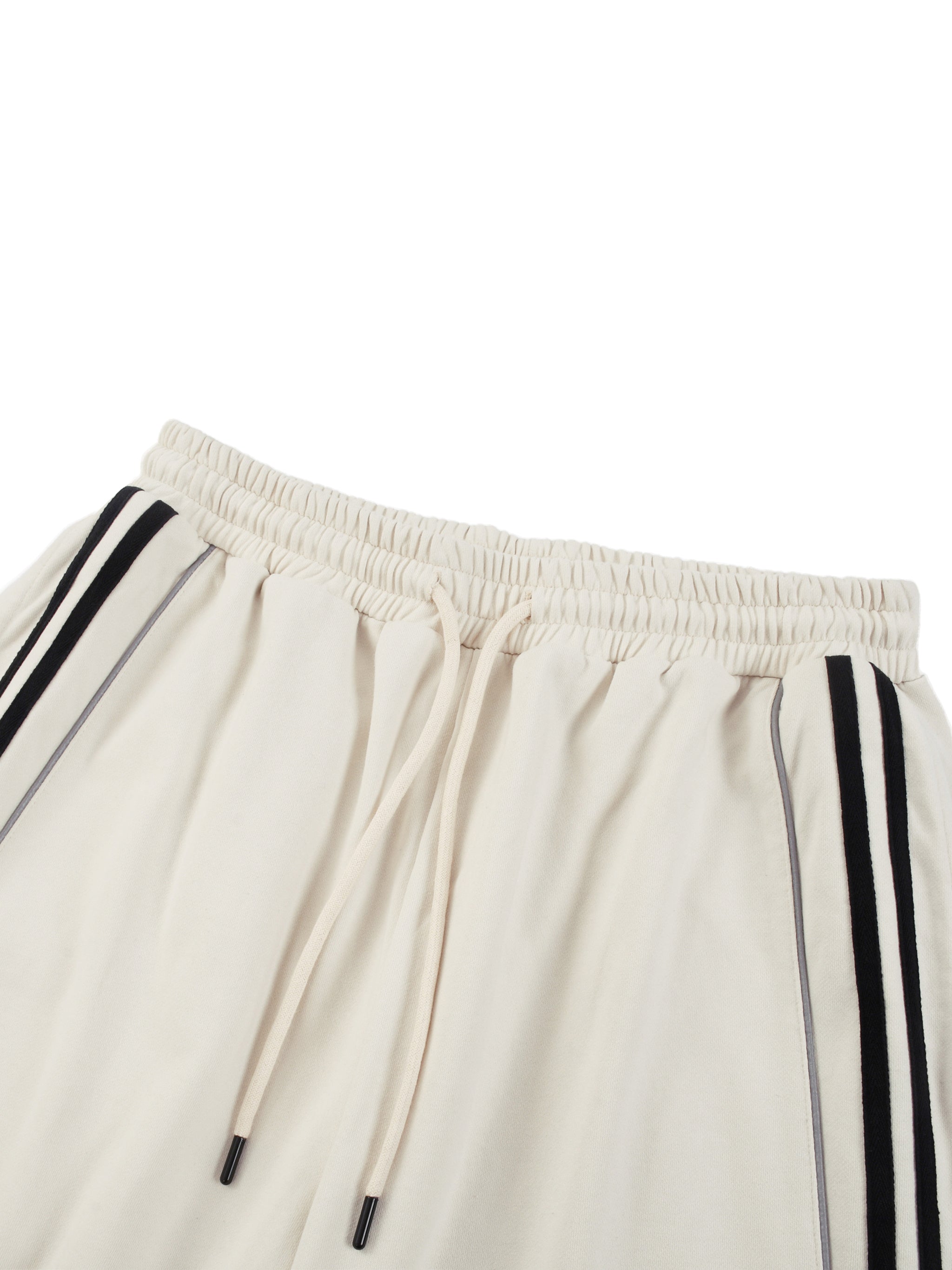 Reflective Striped Baggy Sweatpants