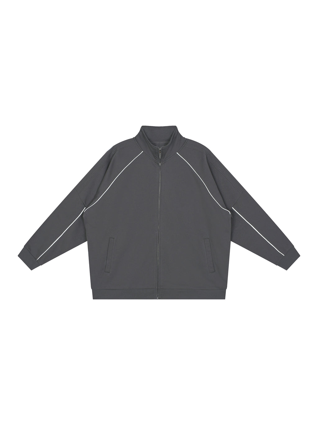 Reflective Striped Sleeve Jacket