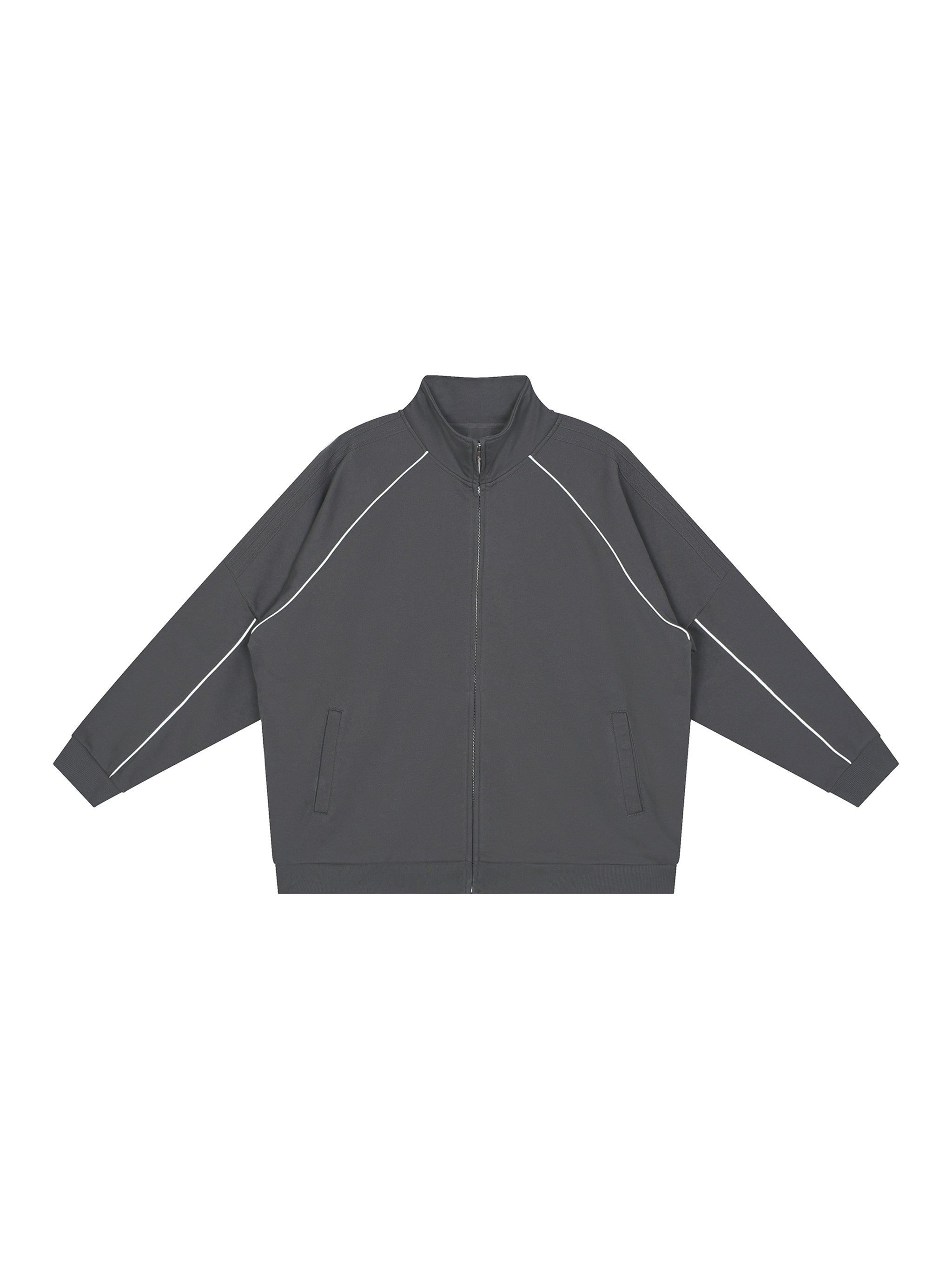 Reflective Striped Sleeve Jacket