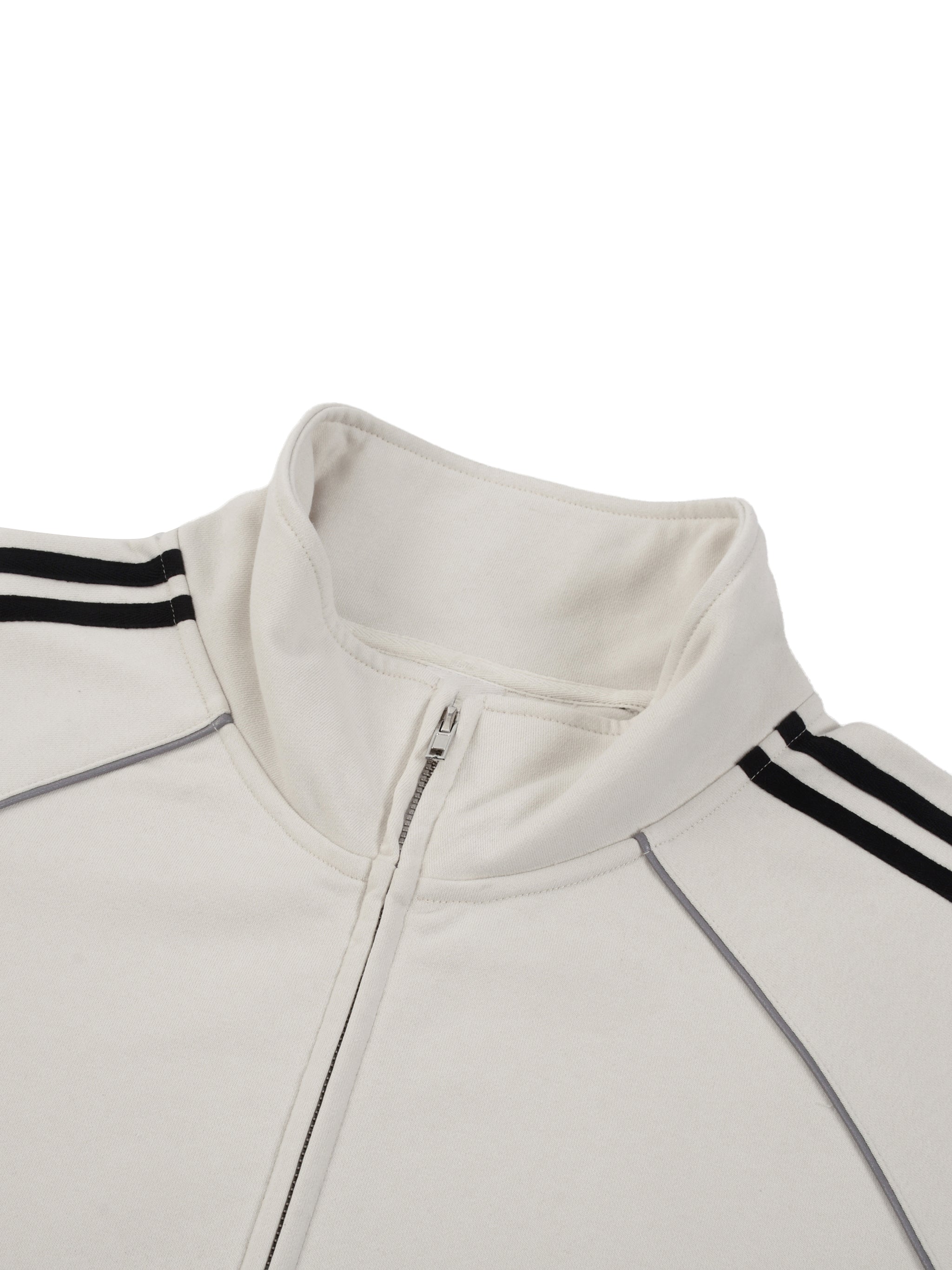 Reflective Striped Sleeve Jacket